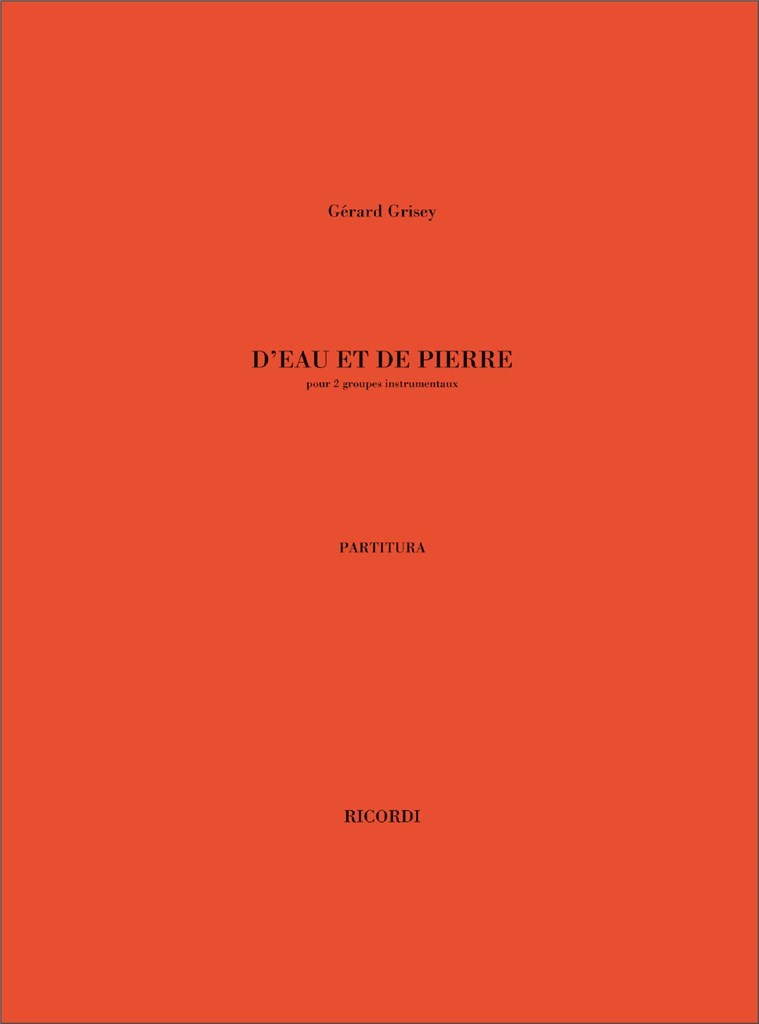D'Eau Et De Pierre